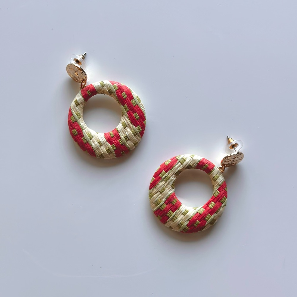 Bay to Baubles - Stevie Raffia Drop Earrings
